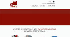 Desktop Screenshot of caprockremarketing.com