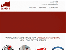 Tablet Screenshot of caprockremarketing.com